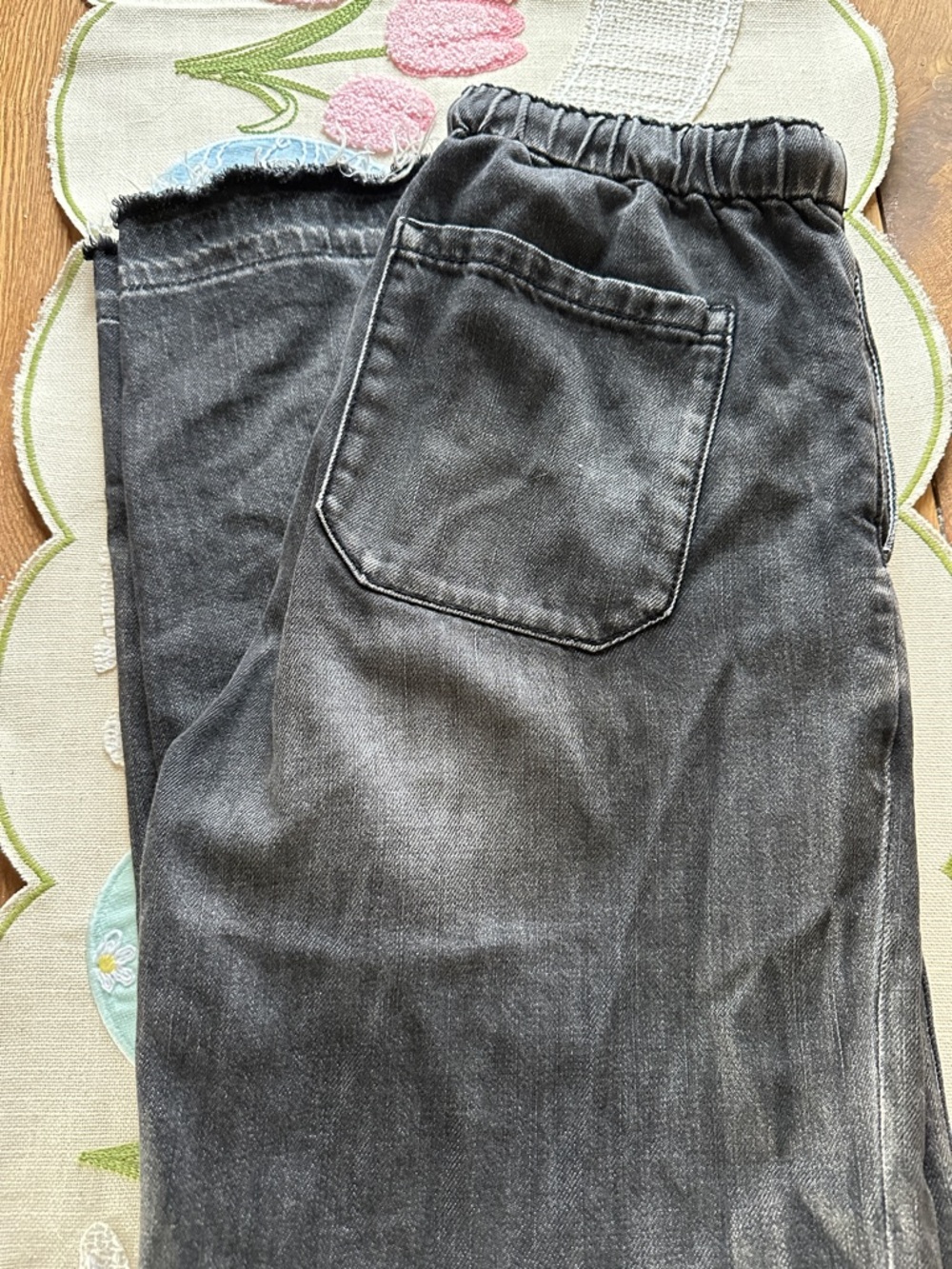 Elan Women High Rise Washed Black Jeans - Picture 3 of 3